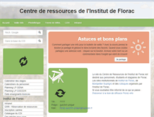 Tablet Screenshot of cdrflorac.fr